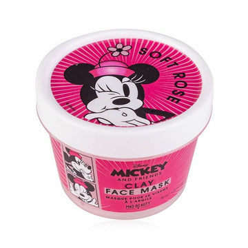 Maschera Viso Mad Beauty Disney M&F Minnie Rosa Argilla (95 ml)