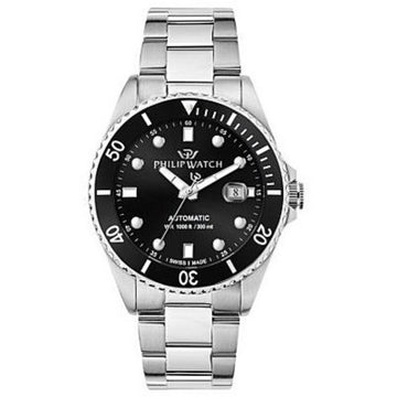 Men's Watch Philip Watch R8223216009 Black Silver